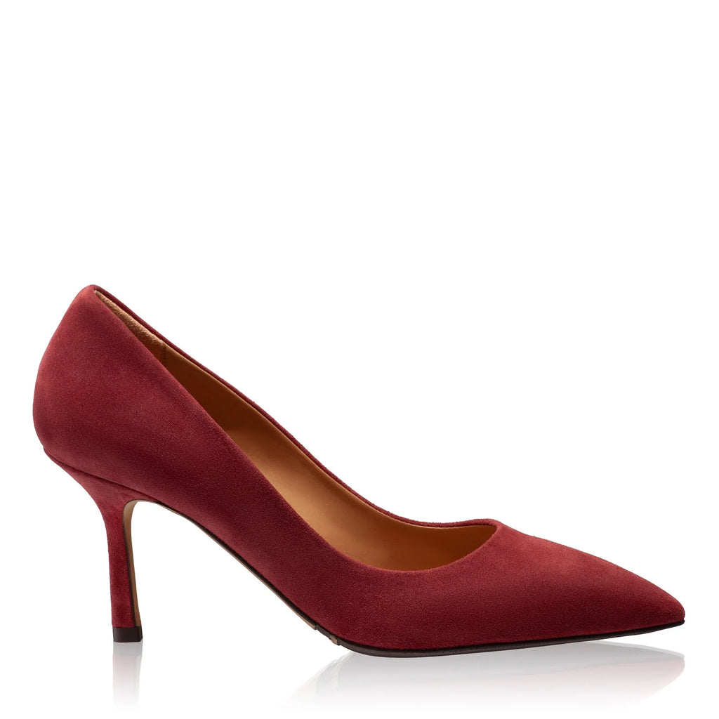 Pantofi Eleganti Dama 8026 Camoscio Bordo